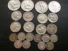 Siver coins 4 silver dollars 10 halves and 1 dime  
