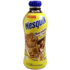 Nesquik Chocolate Milk, Reduced Fat, Ultra Pasteurized, 1 Quart 