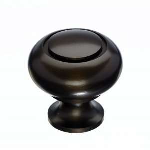   Collection 1 1/4 Oil Rubbed Bronze Ring Mushroom Cabinet Knob M774