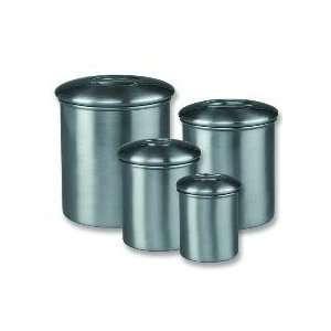  Set 4 Studio Steel Canisters 4Qt, 2Qt, 1½Qt, 1Qt