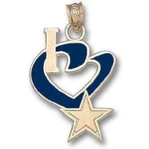  Kansas City Royals I Heart Kc 3/4 Enamel Enamel Pendant 