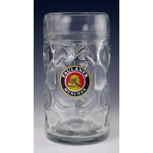  Paulaner One Liter Oversized Octoberfest Stein Kitchen 