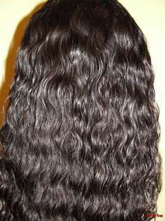 color natural 1b material 100 % human mayalsian remy hair