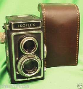 1950s Zeiss Ikon Ikoflex Ia TLR Camera +Case & Book  
