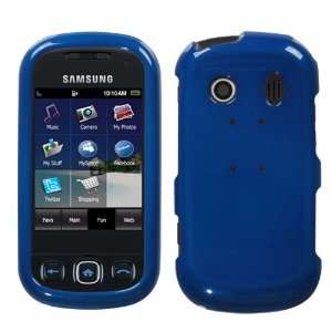 Solid Dark Blue Phone Protector Faceplate Cover For SAMSUNG M350(Seek)