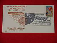 1991 1st Basketball Game 100th Anniversary Cachet  