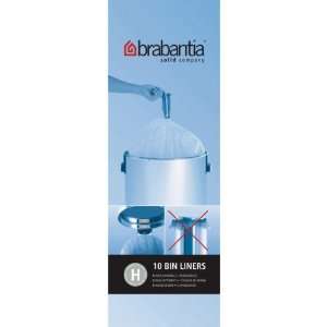  Brabantia 50 Liter Waste Bin Liners, 10 Bags BRB 246784 