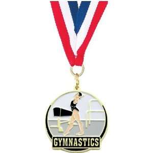  Gymnastics Medals   New Enameled Medal GYMNASTICS Sports 