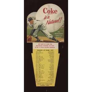 1952 Coke Tip Baseball Gil McDougald NY Yankees EXMT 