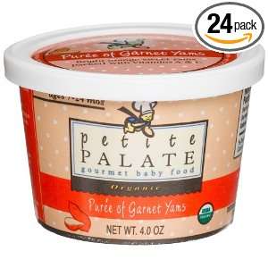 Petite Palate Organic Puree of Garnet Yams Baby Food, 4 Ounce Paper 