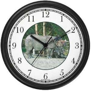  Indian Rhinoceros (Rhino) (JP6) Wall Clock by WatchBuddy 