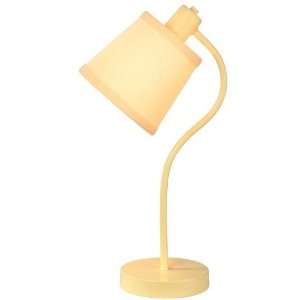 Just Kidding Metal Desk Lamp 17.5hx10d Yellow