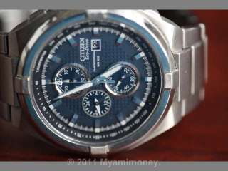 CITIZEN ECO DRIVE WR100 CHRONOGRAPH WATCH ITEM NUMBER CA0010 50L 
