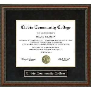  Clovis Community College Diploma Frame