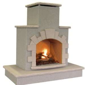  Cal Flame Fire FRP 908, 55,000 BTU Gas Outdoor Fireplace 