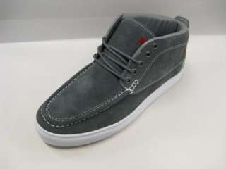   Rocawear Charcoal/White Suede Like Moccasin ROC MOC 1106 32  