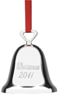   Silverplated 2011 Bell Ornament by Reed & Barton