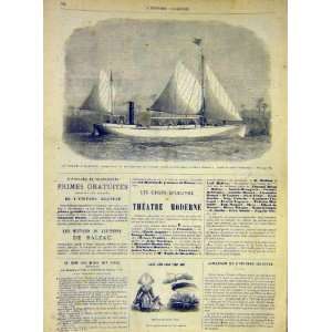  Taugh A Ballach Yacht Boat Explorer Africa Central 1868 
