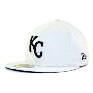  Kansas City Royals 59Fifty MLB White/Black Hat Sports 