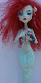 OOAK repaint monster high frankie stein * mermaid* fairy tale  