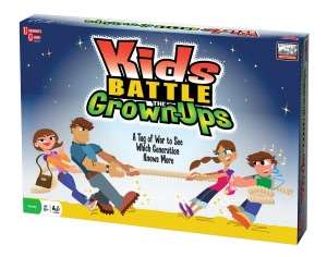   Kids Battle the Grown Ups board game by University 