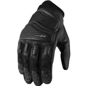  Icon Superduty Motorcycle Gloves Black 3X Automotive