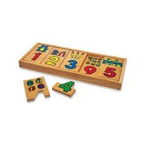  Woodshop Toys 1 2 3 Puzzle Blocks Toys & Games