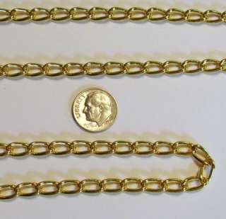 feet 11x6 mm Gold CABLE CHAIN~ Bulk Lot Findings  