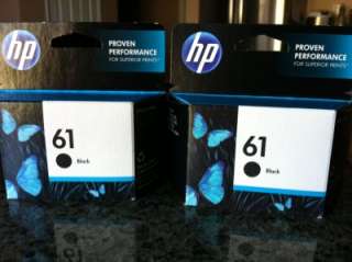 HP 61 (CH561WN) Black Ink Cartridges   Genuine (Retail Box 