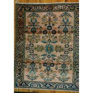  5x6 Hand Knotted Lilian Persian Rug   52x63