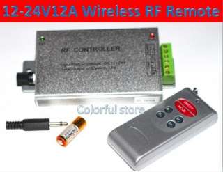12 24V 12A Wireless RF Remote Audio Control F LED Strip  