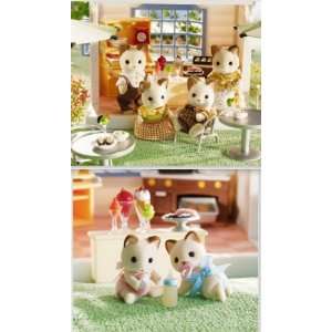  Calico Critters Buttercup Cat Family 6 Figures Set Toys & Games