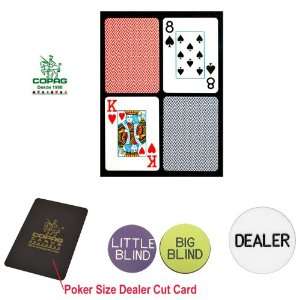  Best Quality CopagT Poker Size PLASTIC Playing Cards 