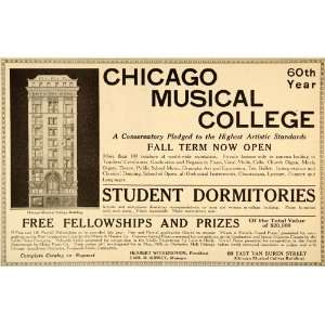  1925 Ad Chicago Musical College East Van Buren Street 