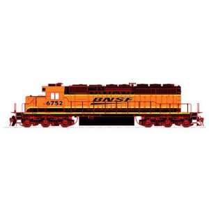  HO SD40 2, BNSF/Wedge #6752 Toys & Games