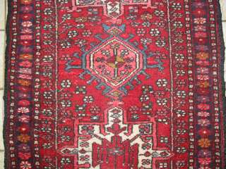 Antique Karaja Hand knotted Persian rug 136  