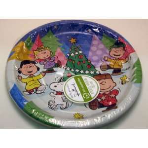  Hallmark Christmas XDN 272 Peanuts Christmas Dinner Plates 