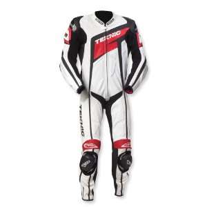  TEKNIC XCELERATOR 1 PC LEATHER SUIT WHITE/RED 42 USA 