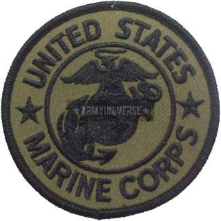 Subdued USMC Round Patch (3 Inches) (Item #1584)
