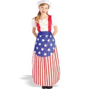   Betsy Ross   Heroes In History Child Costume Size Medium Toys & Games