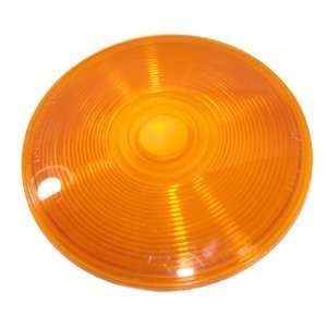   Big Orange Plastic Fresnel Taillight Lens. 4 1/4 