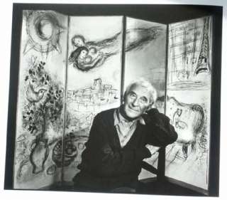 Marc Chagall Portrait / Print by Yousuf Karsh  