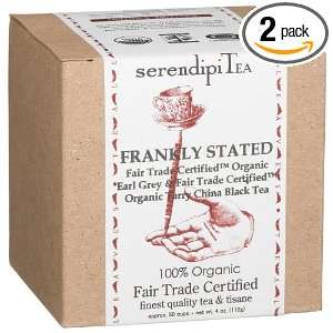 SerendipiTea Frankly Stated, Organic Earl Grey & Organic Tarry Black 