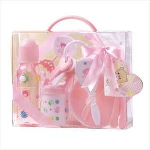 Baby Gift Set In Case 10 Piece   Pink 