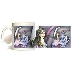  Moon Fairy Mug by Gretchen Raisch Baskin 11oz Coffee Mugs 