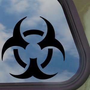  Biohazard Black Decal Truck Bumper Window Vinyl Sticker 