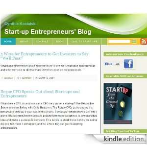  The Start Up Entrepreneurs Blog Kindle Store Cynthia 
