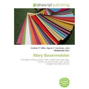  Mary Bauermeister (9786132652003) Books