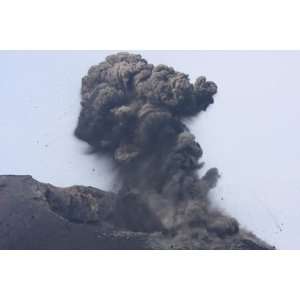  Ash Cloud from Vulcanian Eruption of Anak Krakatau Volcano 