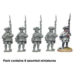   Miniatures   Seven Years War Austrian Fusiliers (8) Toys & Games